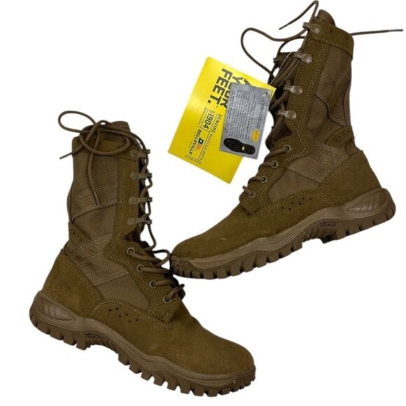 Belleville Army Combat Boots Ultra- Assault Coyote Size 5 Men/7 Women Wide - Picture 2 of 14